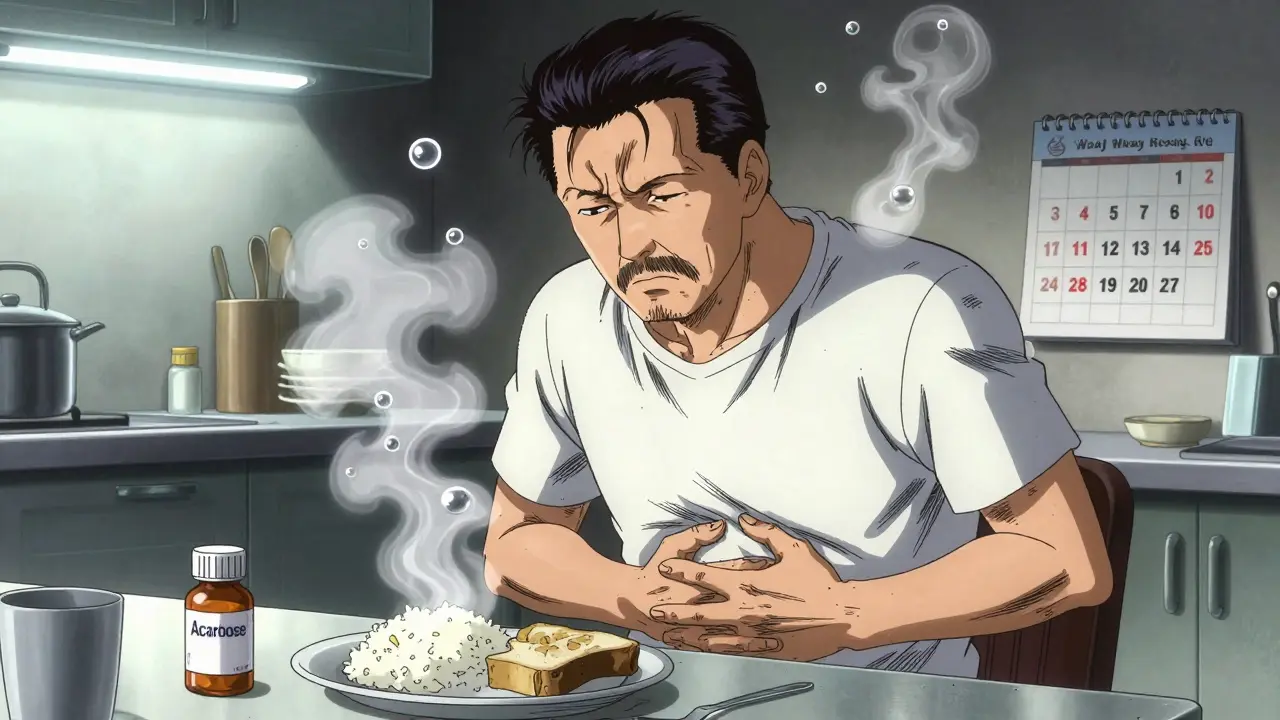 Alpha-Glucosidase Inhibitors: Managing Gas, Bloating, and Diarrhea Side Effects